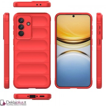 Magic Shield guminis dėklas - raudonas (Samsung Galaxy A37 5G)